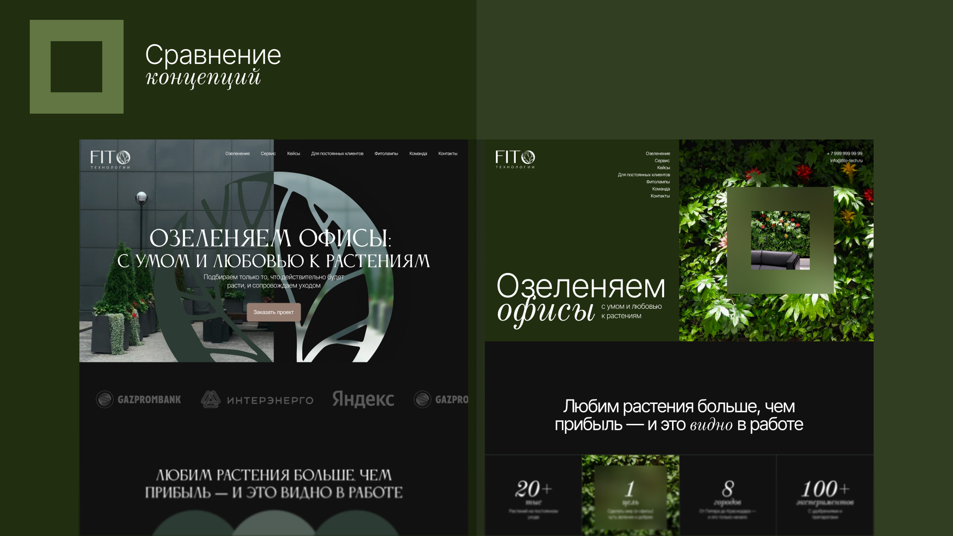 Сравнение концепций