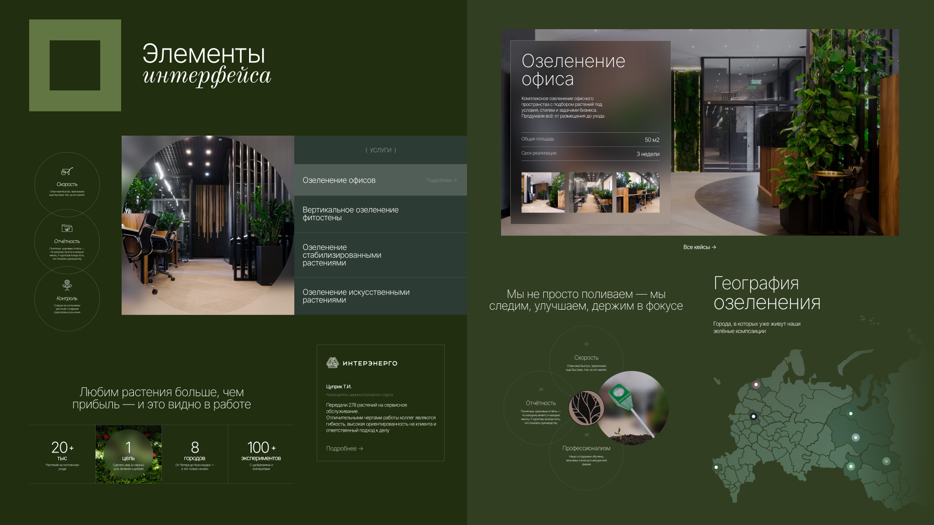 Элементы интерфейса